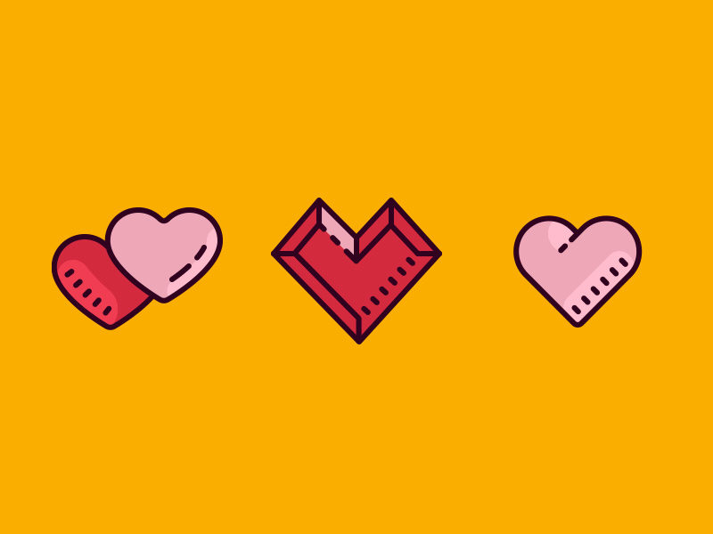 valentine animated animated icon animation design gif greeting hearts icon love ui ux valentine day vector web