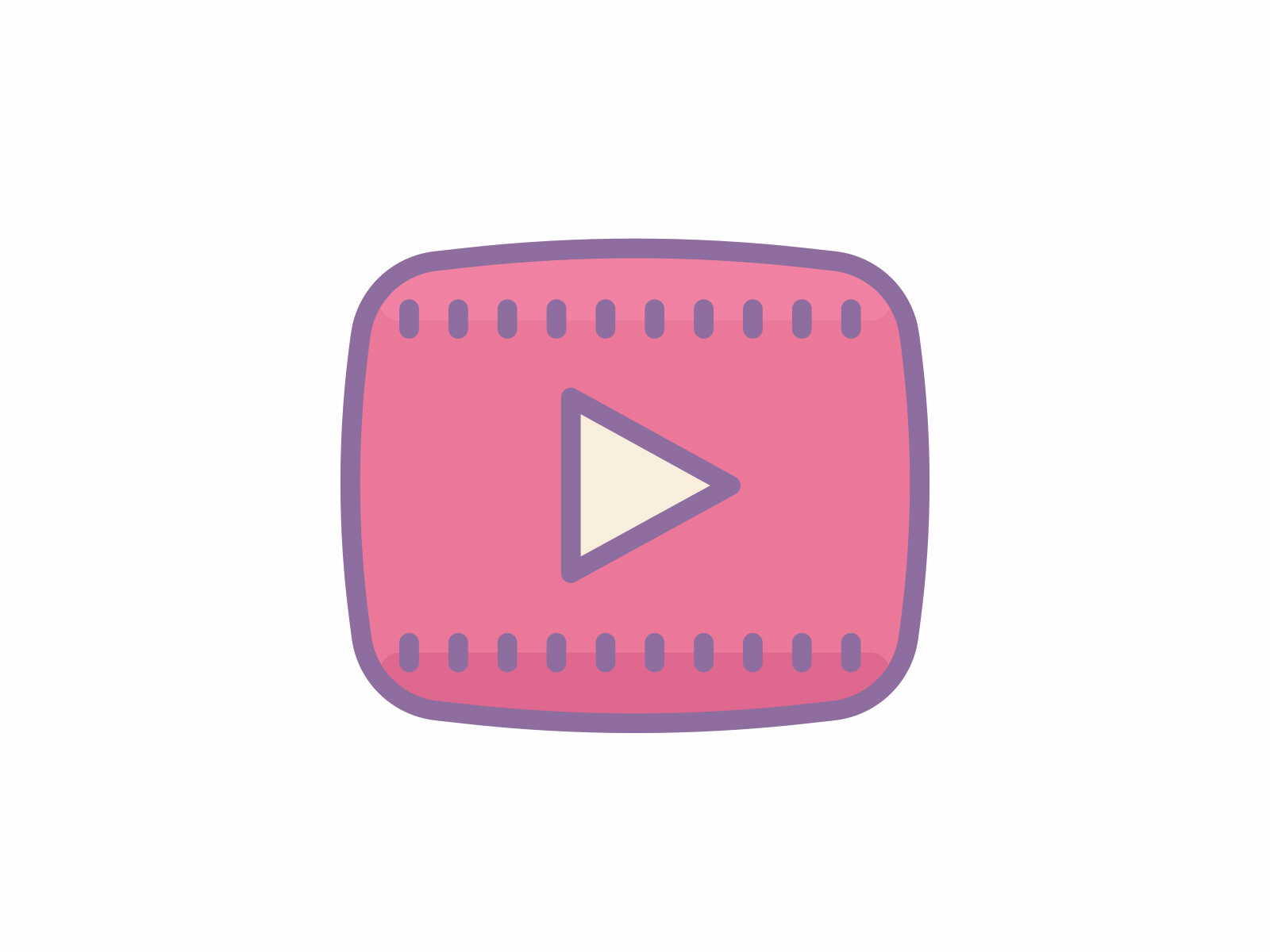 youtube / retro TV animation by Alex Chizh on Dribbble