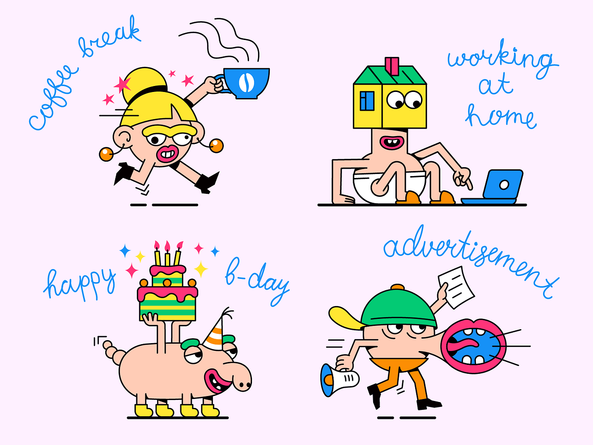 weird-characters-by-alex-chizh-on-dribbble