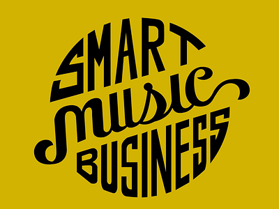 Logo commission for Smart Music Business. handmade logo logo design music logo