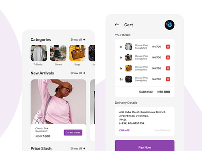 Apparel Store App