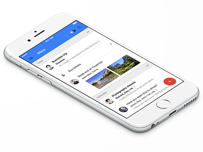 Inbox By Gmail iOS UI gmail google inbox ios