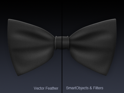 Bowtie PSD x2 bowtie feather psd smart object vector