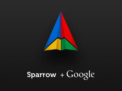 Sparrow + Google google sparrow