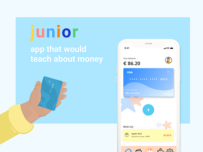 Online bank card for kids