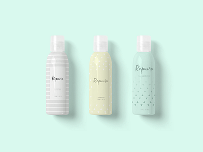 Repu 1st Release graphic design minimal. clean packaging