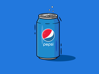 Pepsi Can advertising branding design illustration vector