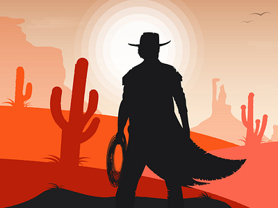 Western Cowboy cowboy design graphics design illustration vector