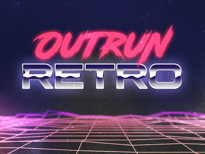 80's Retro Text Effect 80s effect graphic design photoshop retro text text effect