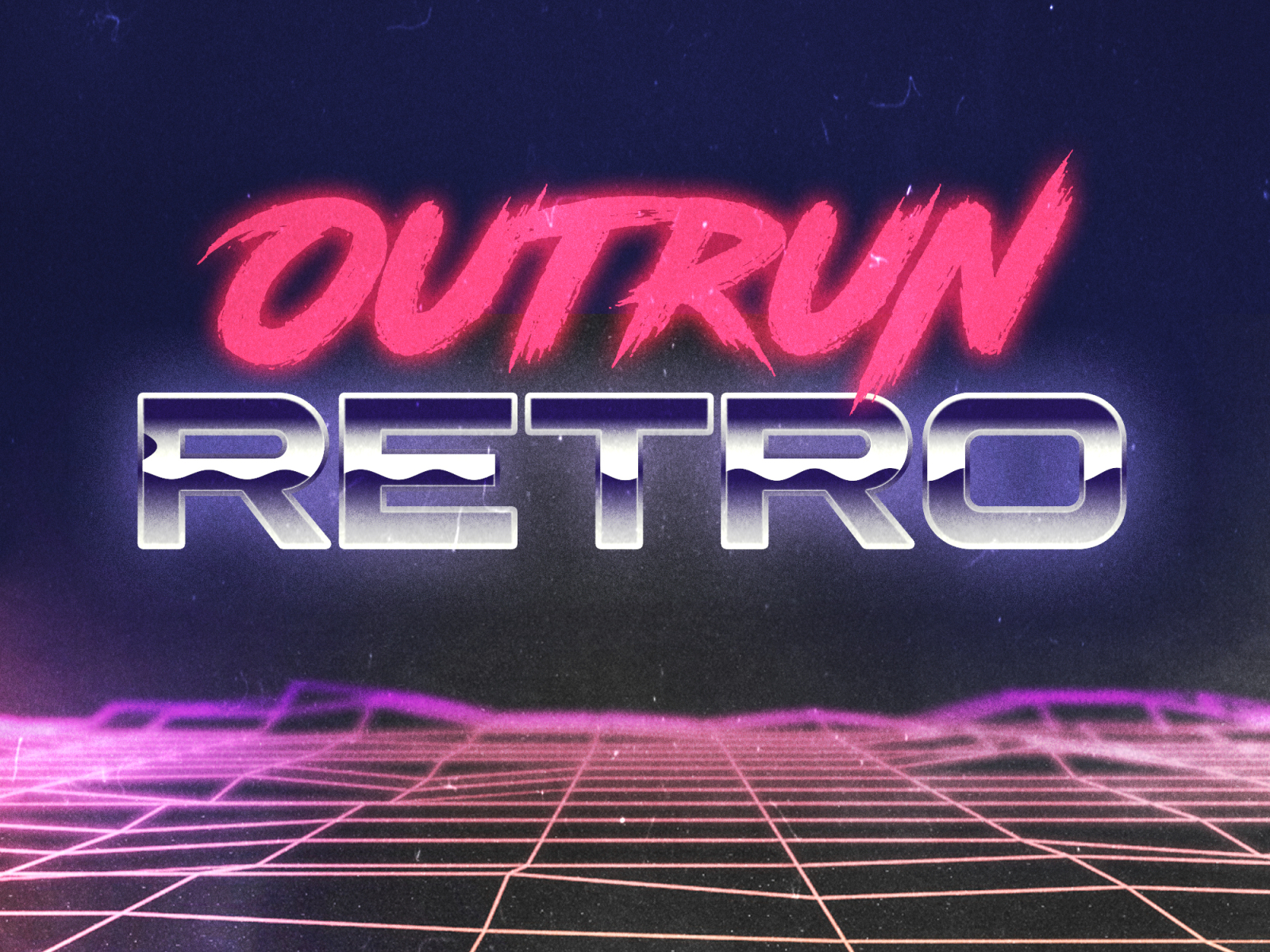 80's Retro Text Effect by Momin Setu on Dribbble