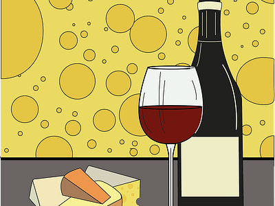 Cheese & Wine | Fanzine Design