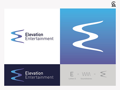 Elevation Entertainment Logo Concept 1 branding design graphic design icon icon design illustration illustrator logo logo design logodesign logos