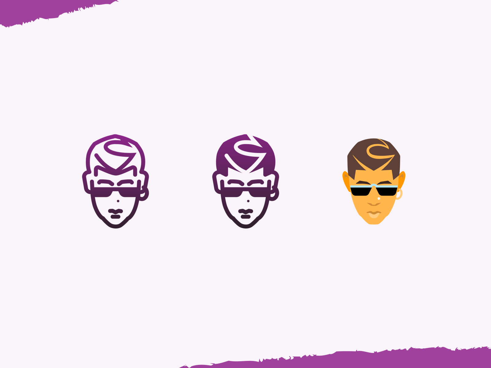 Download Celebrity Icons: Bad Bunny by Julia for Icons8 on Dribbble