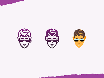 Celebrity Icons: Bad Bunny celebrity icon design icons icons pack vector