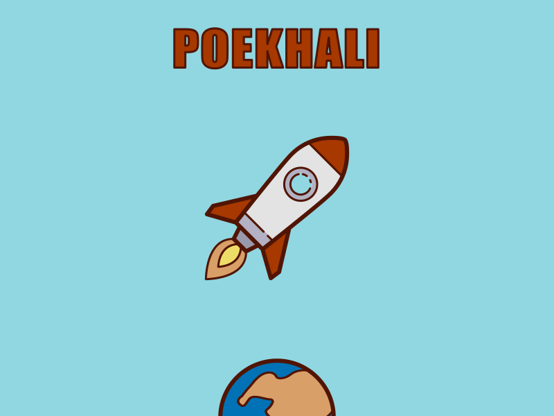 Poekhali! animated icon icon design icons rocket vector