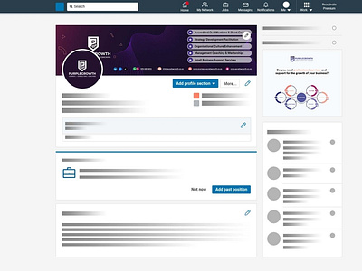 PurpleGrowth: Linkedin Cover Redesign 2022