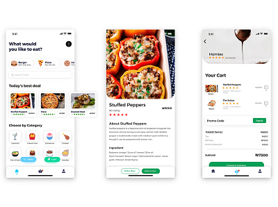 Food Ordering App app design food foodapp ui ui design ux