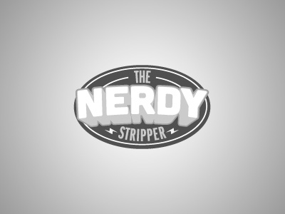 Nerdy Stripper bolts crest extrude logo stamp stripper