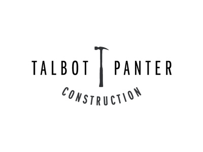 Talbot Panter Alternate Logo brand branding construction creative hammer logo tool