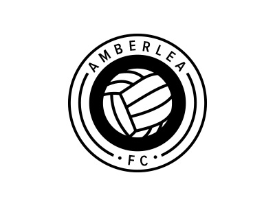 Amberlea Fc amberlea ball brand crest football footy logo shield soccer