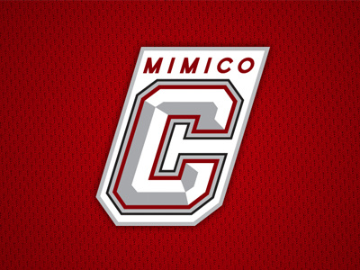 Mimico 3rd branding crest hockey logo monogram