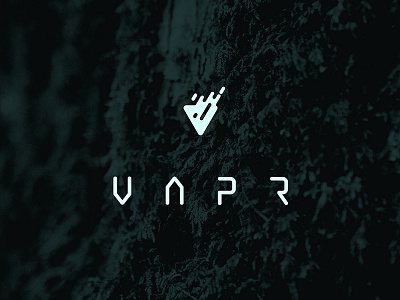 Vapr - Rd 2 black and white brand hand logo street vapour vapr vector