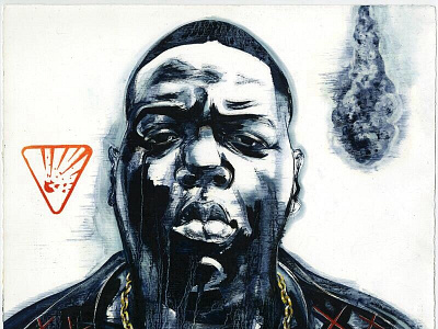 Biggie 90s biggie graphic hip hop joe morse portrait urban