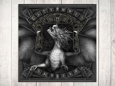Dragon adobe photoshop digital art digital illustration digital painting digitalart dragon dragons illustration rune