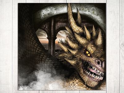 Dragon adobe photoshop digital art digital illustration digitalart dragon dragons draw drawing illustration