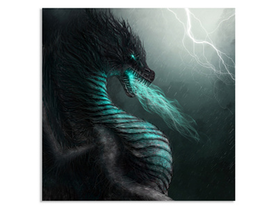 Dragon adobe photoshop black dragon blue dragon digital digital illustration digitalart dragon drawing illustration