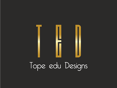 Tope Edu Designs branding flat illustrator logo minimal vector