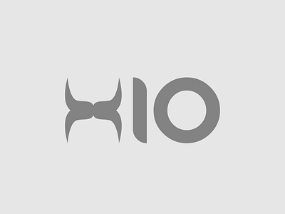 XIO UNDERWEAR branding flat illustrator logo minimal vector