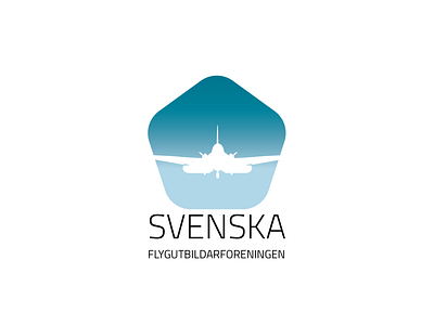 Svenska Flygutbildarforeningen app branding clean flat icon identity illustration illustrator logo minimal vector