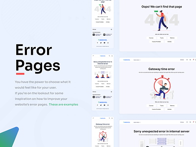 Error Pages - Flash Massages