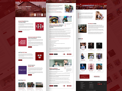 Harvard school Website college college website design designer ui ux uidesign uiux university website web web design webdesign website website design