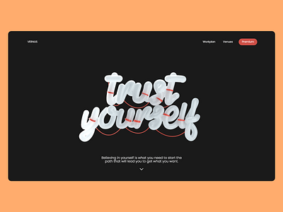 Trust Yourself Landing Page