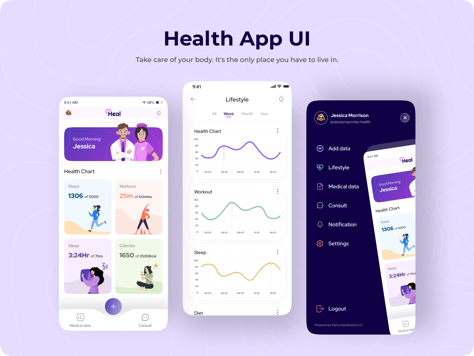 Health App Concept! by Samson on Dribbble