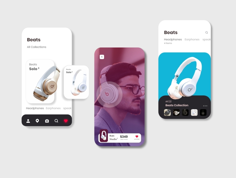 Beats app concept by Samson on Dribbble