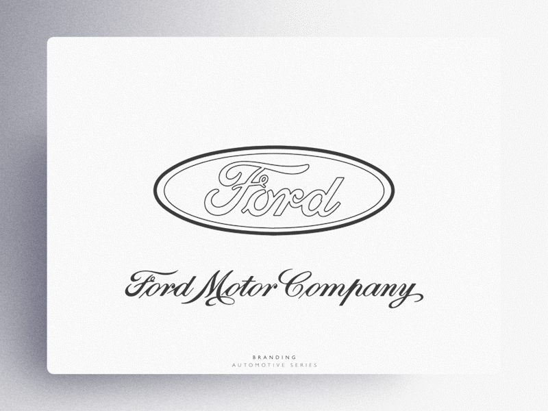 F - F O R D aftereffects animation automotive automotive design car design ford logo design logos