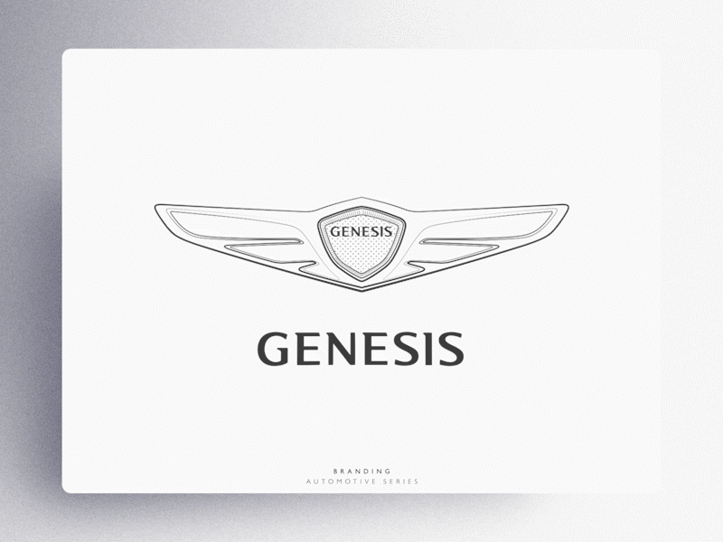 G - G E N E S I S aftereffects animation automotive automotive design branding car design cinema4d genesis logo