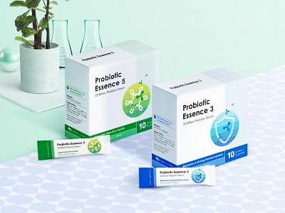 Probiotic Dietary Supplement Packaging   |  包 装 设 计