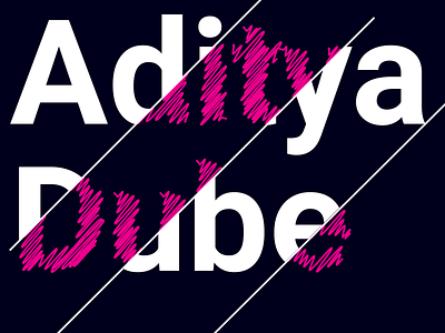 Slicing design illustration typography