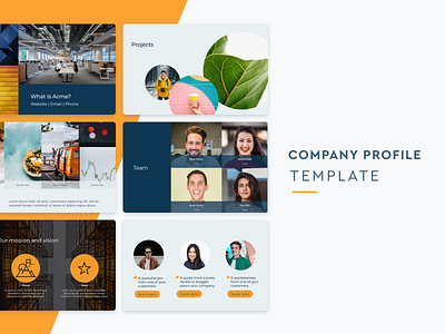 Company Profile Template business business template company company profile design presentation presentation design profile slidebean template