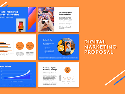 Digital Marketing Proposal Template by Slidebean on Dribbble