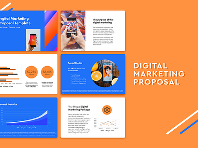 Digital Marketing Proposal Template design digital marketing proposal marketing marketing proposal presentation design presentation template proposal proposal template template template design