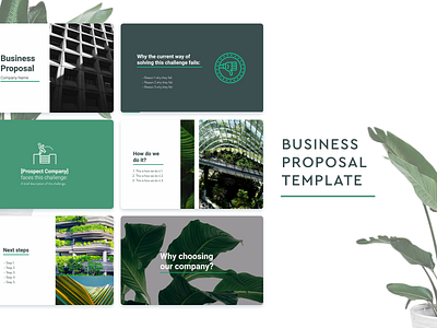 Business Proposal Presentation Template business business proposal business proposal template presentation presentation design presentation template slidebean template design