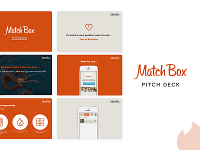 Match Box (Tinder) Pitch Deck Template