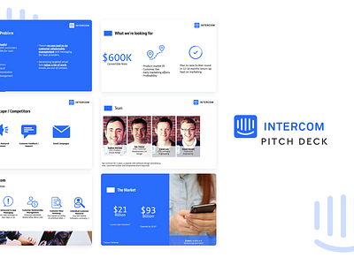 Intercom Pitch Deck Template deck intercom pitch pitch deck pitch deck design pitch deck template pitchdeck presentation presentation design presentation template template template design