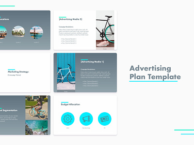 Advertising Plan Template advertising business marketing pdf pitch deck pitch deck design pitchdeck ppt presentation presentation design presentation template template template design