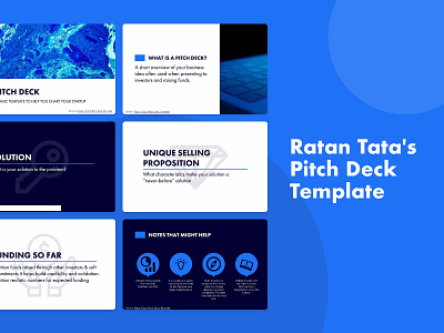 Ratan Tata Startup Pitch Deck Template business design pitch deck pitch deck template pitchdeck presentation presentation design presentation template slidebean template design